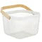 Simplify Storage Tote, 9-21/25 in L x 9-9/20 in W x 9-21/25 in H, White, Metal 30150-WHITE - alternate 2